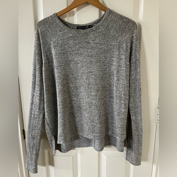 Rag & bone 🐨 grey long sleeve t-shirt, size: S - Picture 1 of 8